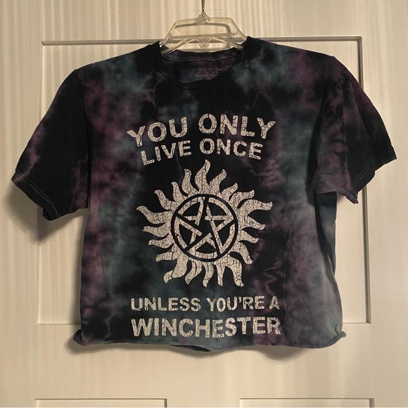 Hot Topic Tops - Supernatural Crop Top